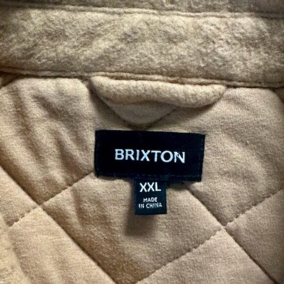 Brixton Camel Quilted Men's Jacket - Size XXL - EUC - Picture 5 of 9